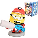 YOLOPARK Despicable Me 4 Toys,Collectible Minions Workwear Phil Decor Figures,3 Inch Minion Home Decorations for Desk and Shelf, Holiday Birthday Gifts for Ages 3 and Up