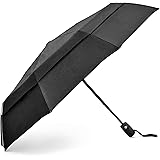 EEZ-Y Windproof Travel Umbrellas for Rain - Lightweight, Strong, Compact with & Easy Auto Open/Close Button for Single Hand U