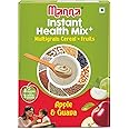 Manna Health Mix Instant Cereal, Apple & Guava with Milk, No Added Sugar, No Artificial Color, Flavors 200g (Pack of 1)