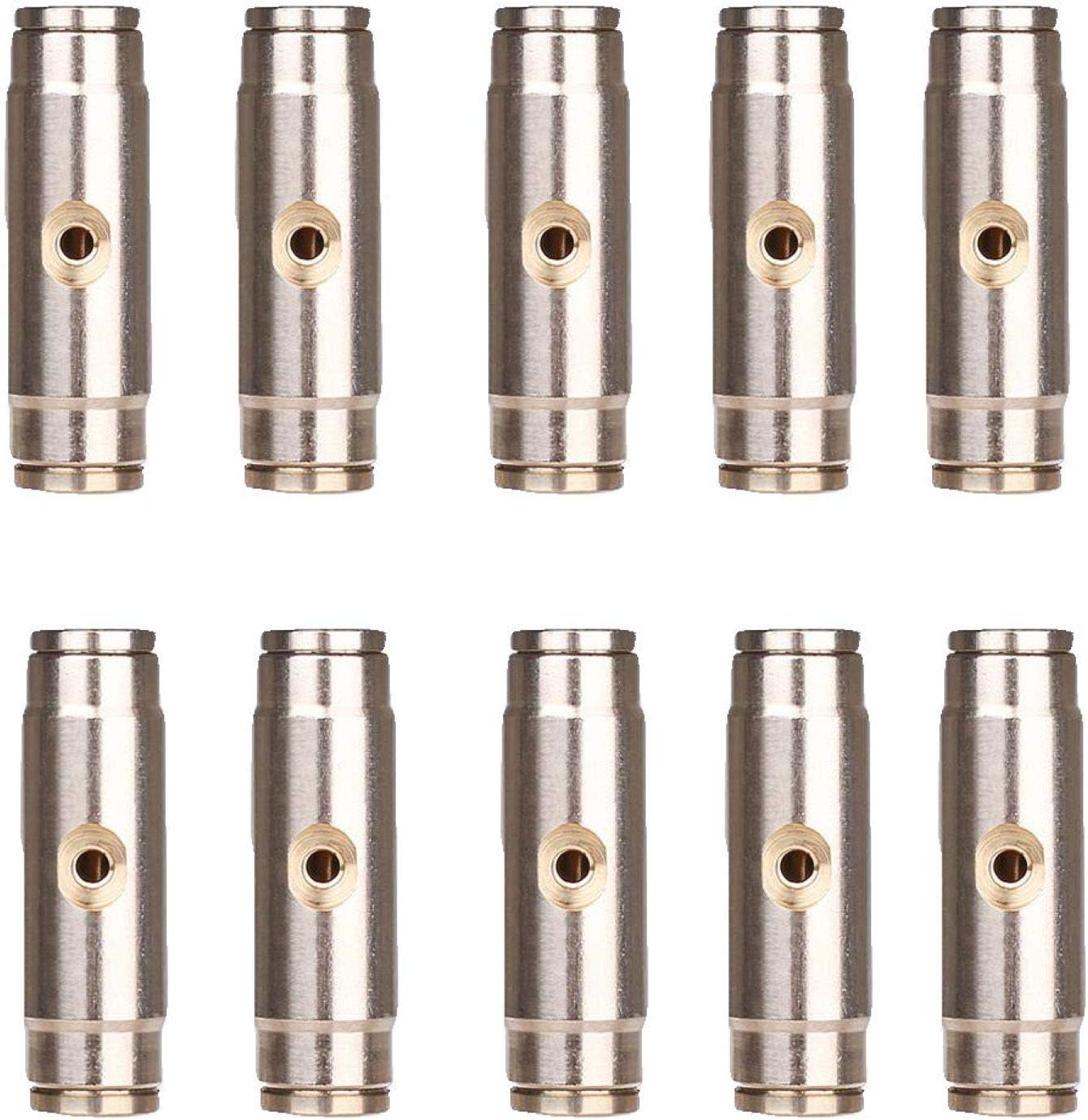 10x 3/8" Slip Lok Misting Nozzle Coupling Tees 10/24 UNC 1000 PSI Quick Connect