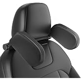 Heapany Car Headrest Pillow, Roadpal Adjustable Sleeping Headrest for Car Seat, Head Neck Support Rest Pillows for Kids Adults Travel, Only fit for Car Seat Headrest with Poles-Black