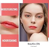Oulac Moisturising Lipstick Coral Peach Hydrating Shine Vegan Cruelty-Free 04 view 2