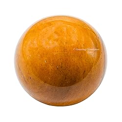 Amazing Gemstone Yellow Jasper Crystal Ball - 1
