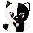 GUND P.Lushes Designer Fashion Pets Lady Luna Cat Premium Stuffed Animal Soft Plush, Black and White, 6”