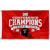 Texas Tech Red Raiders 2025 Big 12 Champions 3x5 Grommet Flag