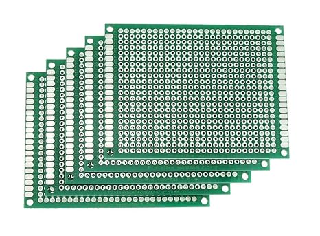 Amazon 6cmx8cm 5枚セット ユニバーサル 基板 両面スズメッキ 鉛フリー基板 Pcb回路基板 ユニバーサル プリント基板 Diy はんだ付け ユニバーサルプロトタイピングボード フリー基盤 両面 フリー基板 Rohs 電子工作 基板 産業 研究開発用品 通販