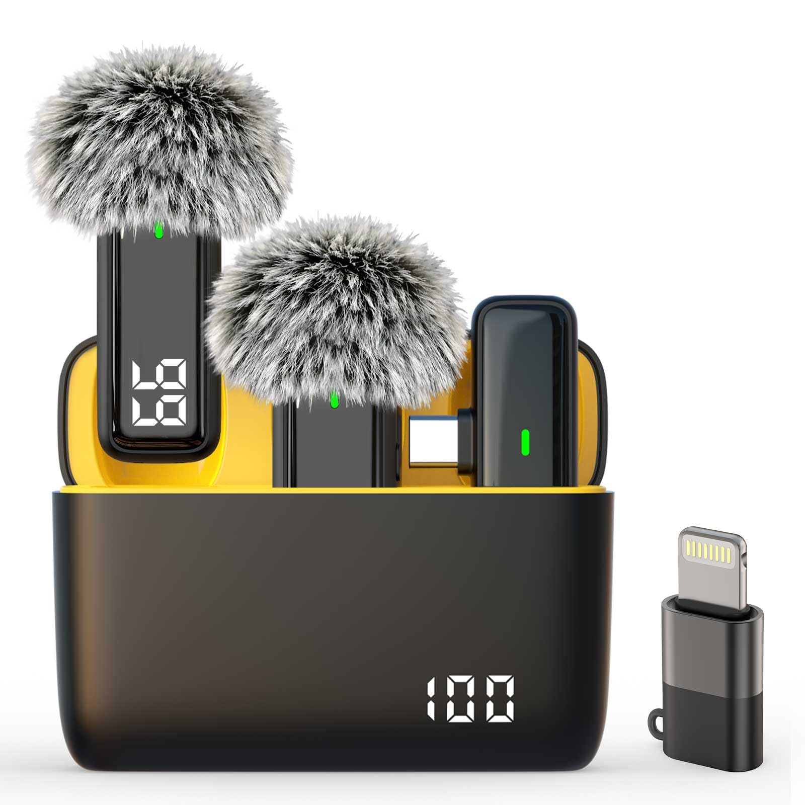 TXTUNE Lapel Microphone Wireless For Android Phone USB C Lavalier 