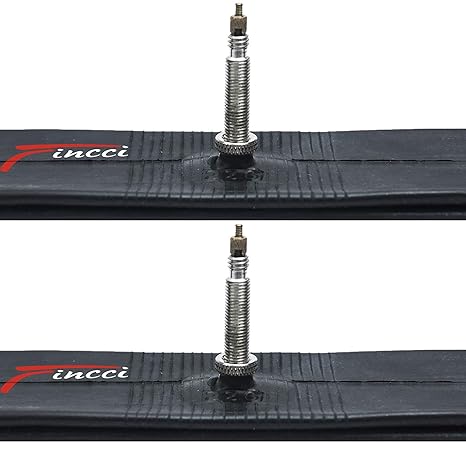 Fincci Paar 26 x 1,75 1,95 2,125 Zoll 48mm Sclaverandventil Schläuche Fahrradschlauch für Mountainbike MTB Rennrad Hybrid Fah