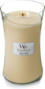 WoodWick Large Hourglass Vanilla Bean Candle with Crackling Wick 130 Hours view 2