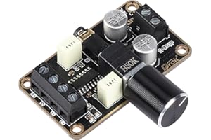 DROK 5W+5W Mini Audio Amplifier Board PAM8406 DC 5V Digital Stereo Power Amp 2.0 Dual Channel Class D Amplify Module for Speaker Sound System DIY