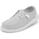 Hey Dude Women's Wendy Chambray | Women's Shoes | Women's Lace Up Loafers | Comfortable & Light-Weight