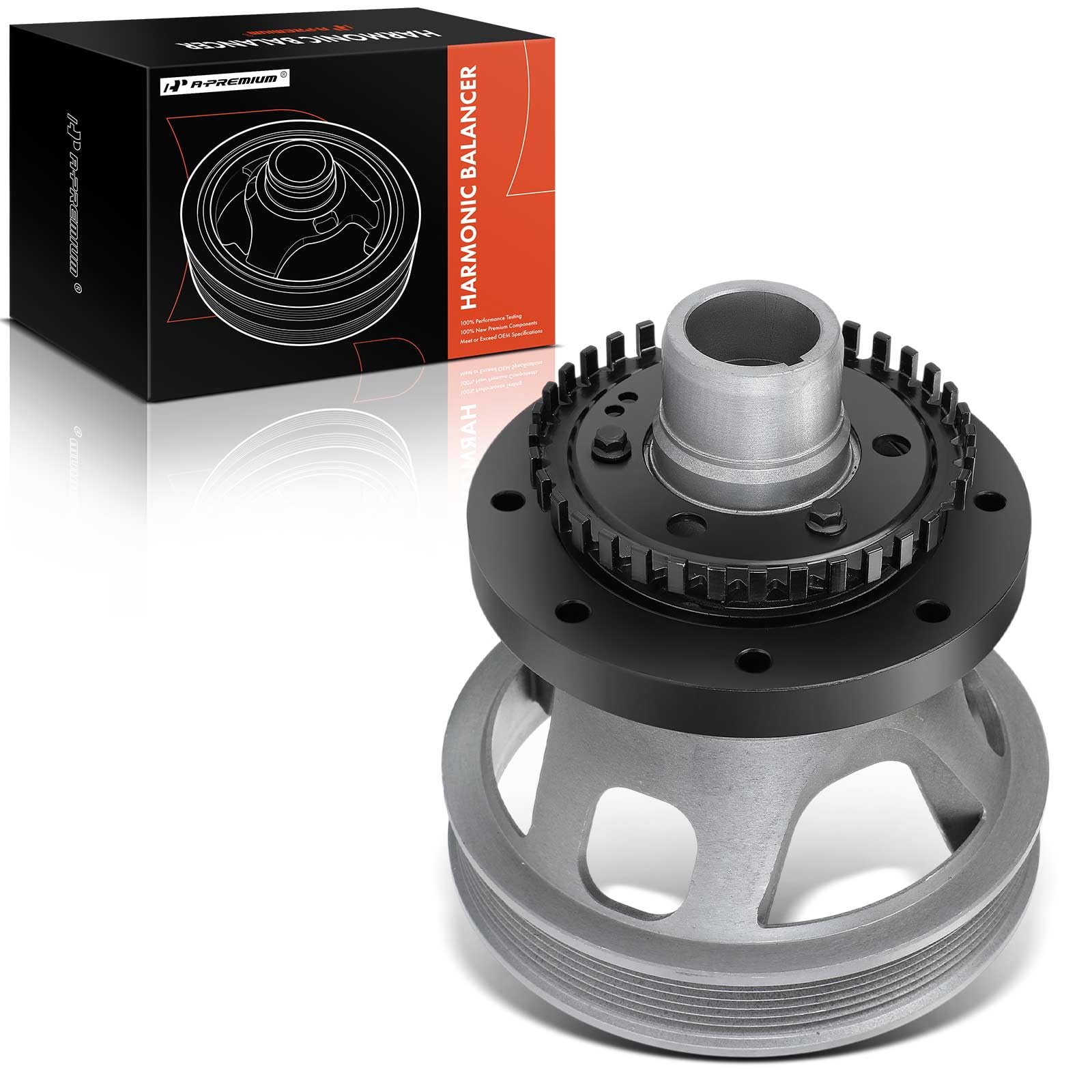 Photo 1 of A-Premium Engine Harmonic Balancer Pulley Compatible with Ford F-150 F150 1997-2010, F-150 Heritage 2004, E-150 Club Wagon 2003, E-150 Econoline Club Wagon 1997-2002, E-250 Econoline 1997-2002, 4.2L