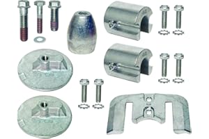 GLM MARINE Anode Kit compatible with Mercruiser Bravo 3 III Stern Drives 2003 & Up Replaces OEM 888761Q02 888761Q04
