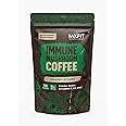Immunity Mushroom Coffee (60 Servings) Mental Focus Plus Wellness Boost for Immune System Support - Chaga, Reishi & Vitamins C, D3, and Zinc, Mixed with Gourmet 100% Arabica Instant Coffee