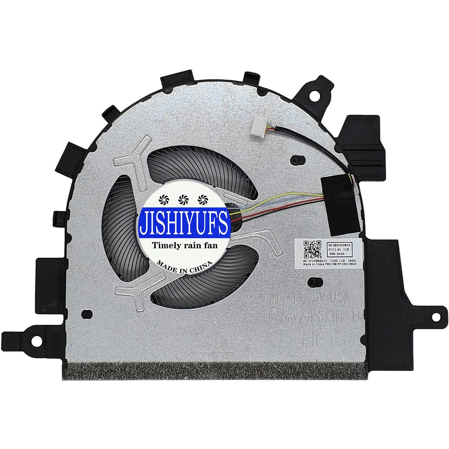 JISHIYUFS Replacement CPU Cooling Fan for Lenovo IdeaPad 3-15ITL6 82H8 3-15ALC6 82KU 3-15ADA6 82KR Series Laptop p/n:5F10S13943 DC28000GBF0 DFS5K22B15673N FNBN DC5V 0.5 A