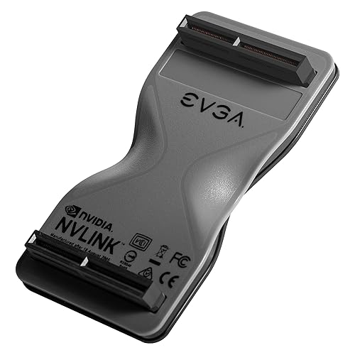 EVGA GeForce RTX NVLink SLI Bridge for RTX 3090, 4-Slot Spacing