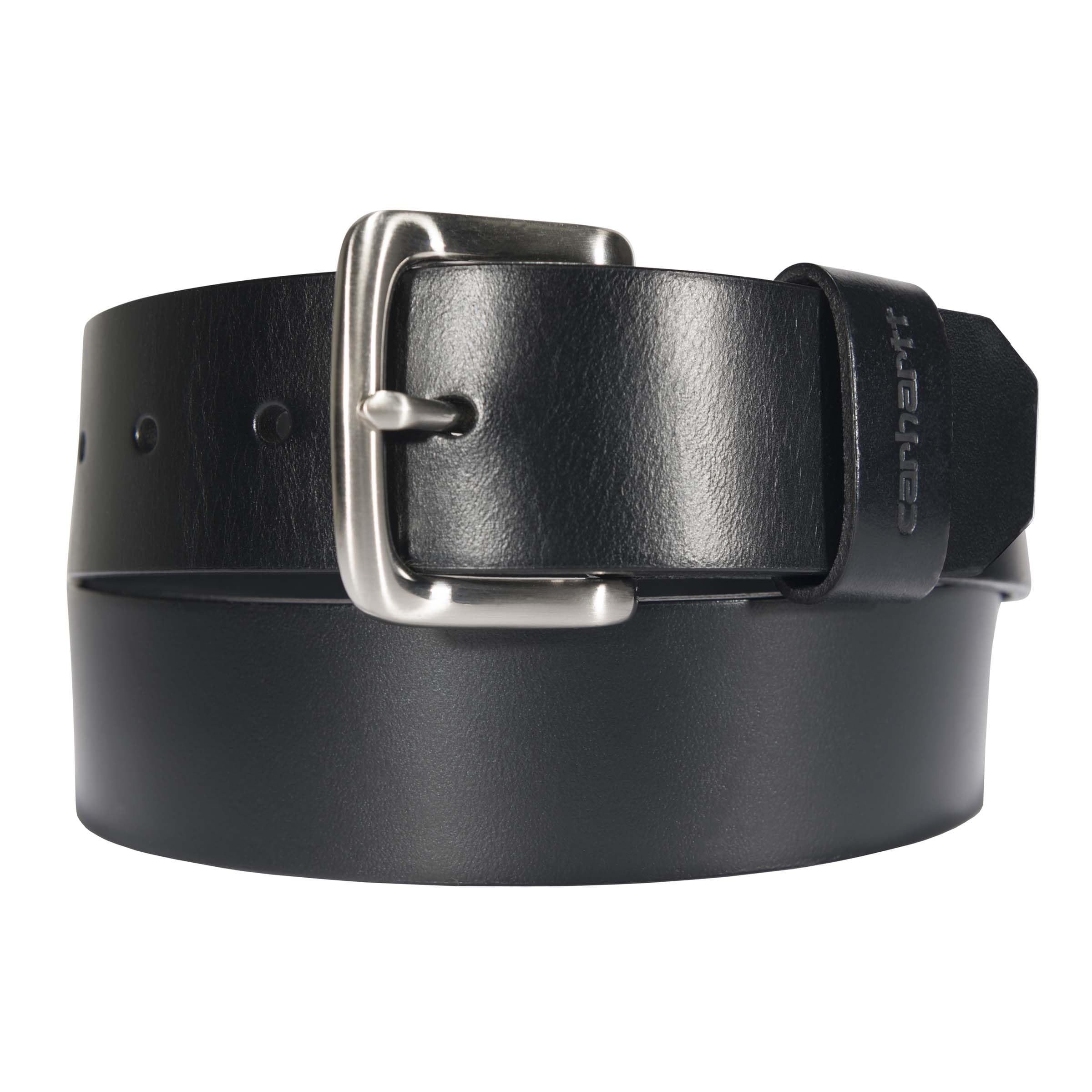 Photo 1 of Carhartt Men's Bridle Leather Classic Buckle Belt, Black, 34