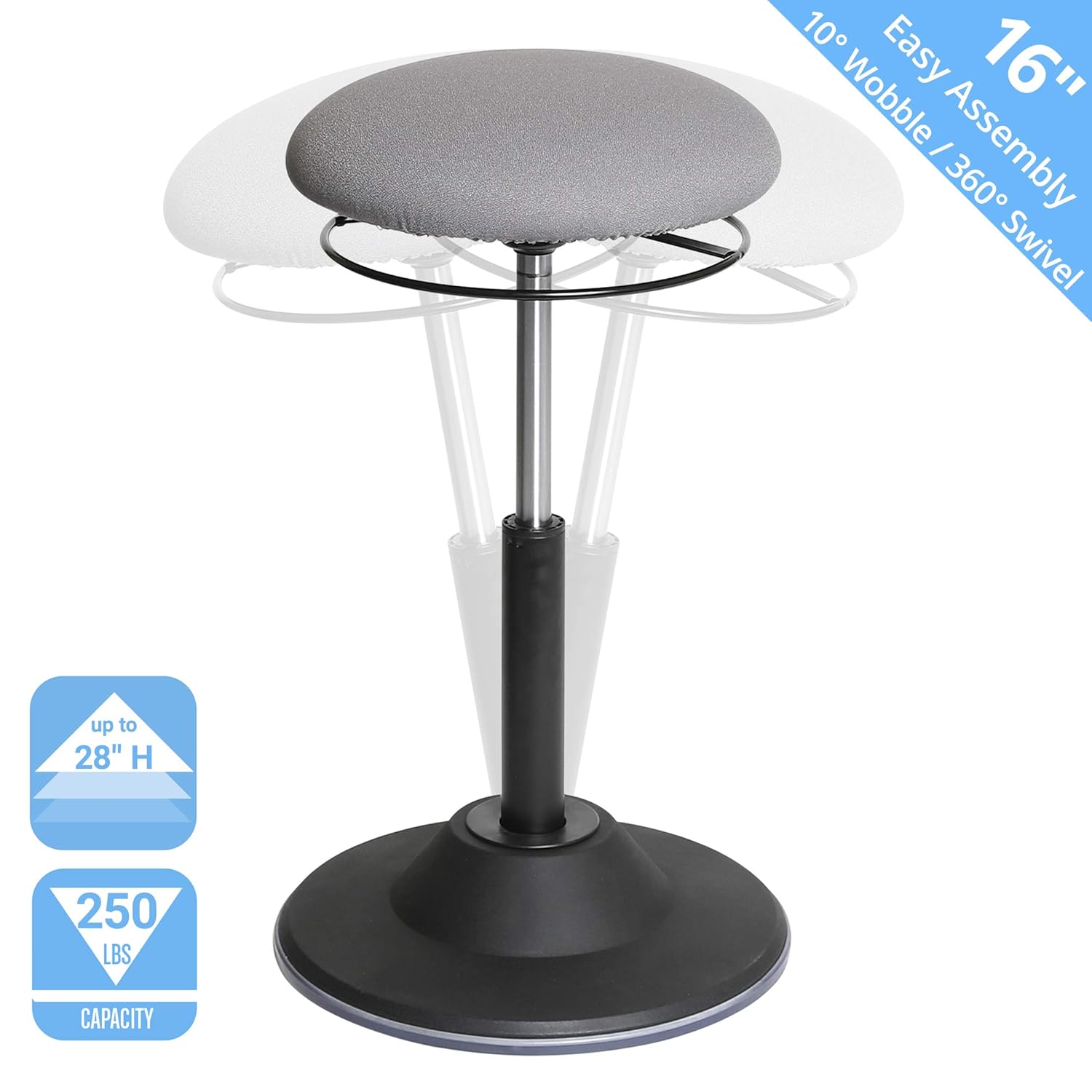 Best desk chair 16′ seat depth