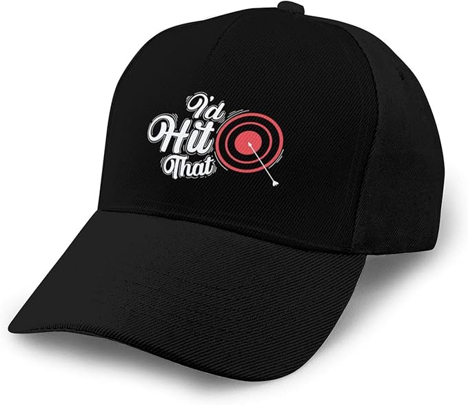 Target with Arrow Unisex Hat Breathable Four Seasons Cap 5