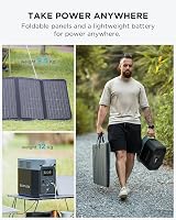 EF EcoFlow Delta 2 220W Solar Panel Bundle 1-3kWh Expandable LFP Battery view 8