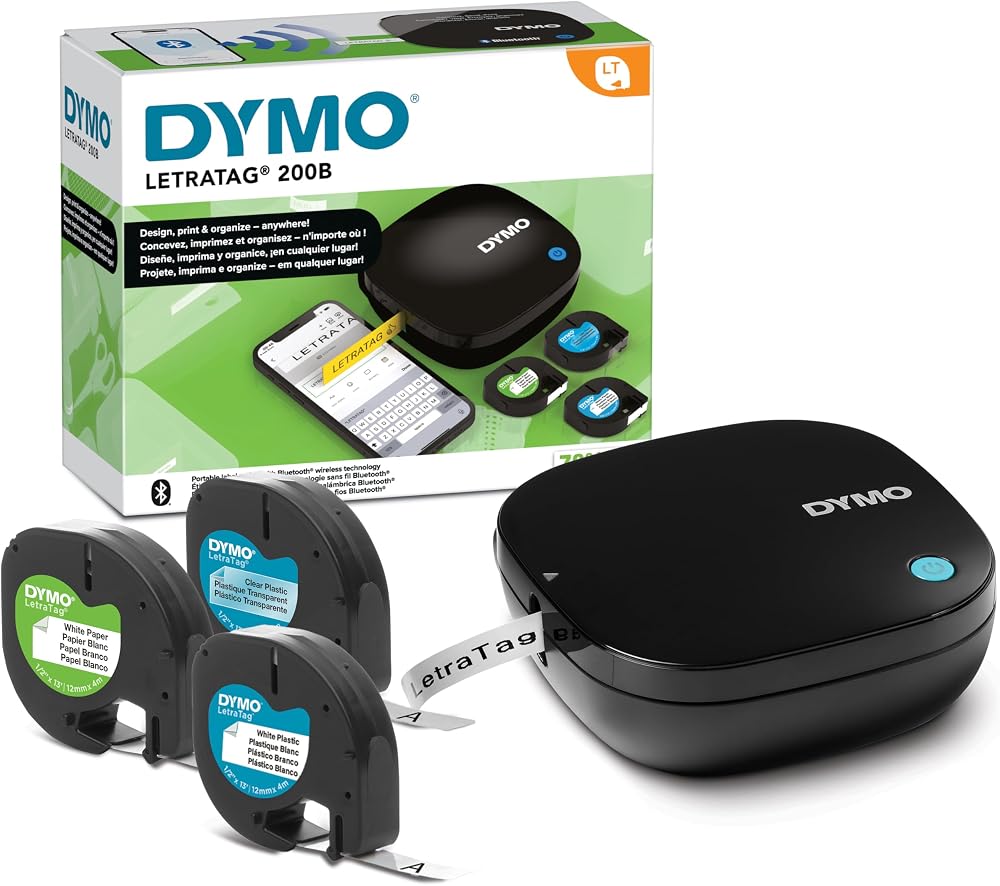 Dymo LetraTag 200B Bluetooth Label Maker Value Pack