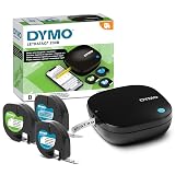 DYMO LetraTag 200B Bluetooth Compact Label Maker, Value Pack, Wireless Connection to iOS and Android, Includes 3 Assorted Label Tapes