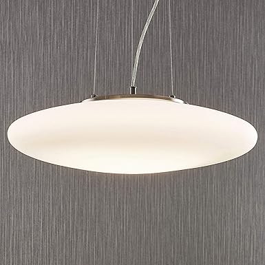 h�ngelampe glas wei�