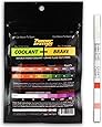 Phoenix Systems 8006-B Double-Ended Coolant + Brake Fluid Test Strips (15 foil wrapped test strips), 1 Pack