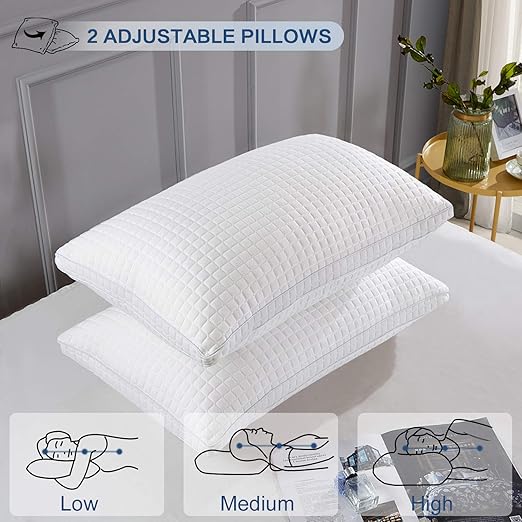 Amazon Com Jollyvogue Pillows For Sleeping 2 Pack Down