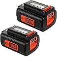 Bakipante Upgraded 3.5Ah 2Pack 40V Lithium Battery Replacement for Black and Decker 40 Volt Battery LBX2040 Replacement for LBXR36 LBXR2036 LBX1540 Compatible with Tools LST136 LHT2436B LSW36 LCC340C