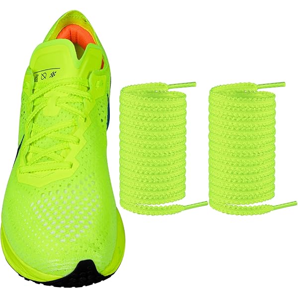 neon green shoelaces nike