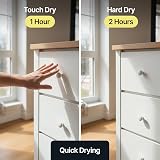 Hemway Chalk Paint Off White 1L Matt Finish Furniture & Walls view 7