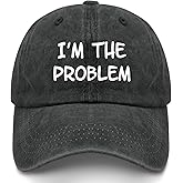 I'm The Problem Cap Country Music Hat for Mens Classic Washed Distressed Baseball Caps Next Day