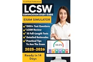 LCSW Study Guide: All-in-One LCSW Intensive Review with 1500+ Practice Questions (10 Full-Length Tests) to ace the ASWB Social Work Licensing Clinical Exam with Confidence | LCSW Exam Prep