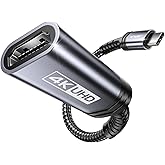 JSAUX USB C to HDMI Adapter, 4K Type C to HDMI Female [Compatible with Thunderbolt 3/4] HDMI to USBC Adapter for iPhone 17 Pr