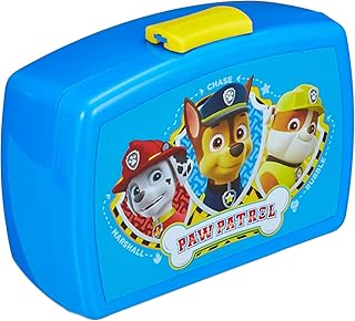 POS 28227088 - Brotdose Promo mit Einsatz im beliebten Paw Patrol Design, ca. 17 x 13, 5 x 5,5 cm, aus Kunststoff, bpa- und phthalatfrei, ideal für das Pausenbrot, für Jungen und Mädchen