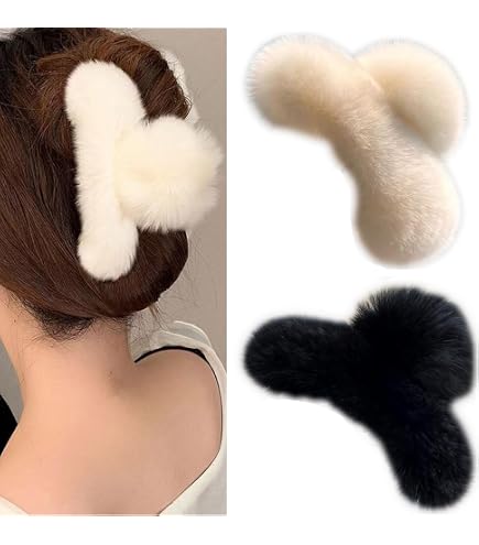 Amazon.com : surell Mink Fur Bow Tie Clip - Unique Mink Fur  display picture 1