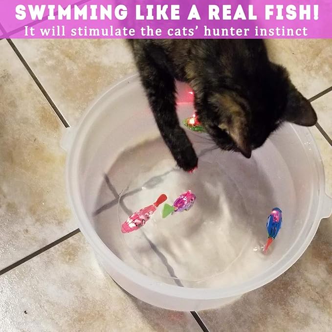 toy fish tank for cats