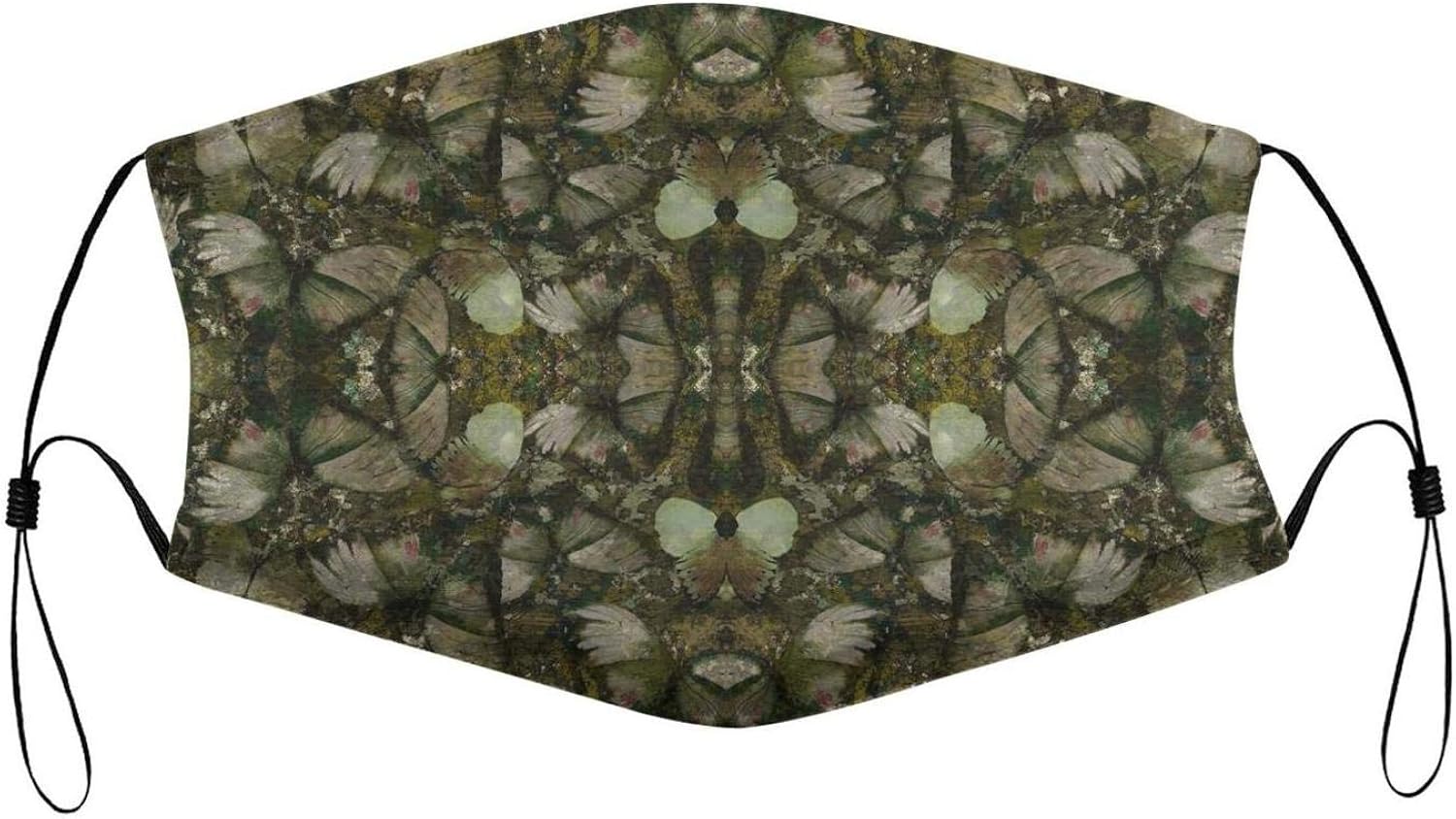 Camouflage Butterfly Army Unisex Reusable WindproofMouth