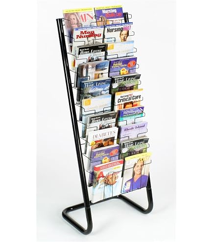 Amazon.com: Displays2go 59 Inch Black Wire Tiered Rotating