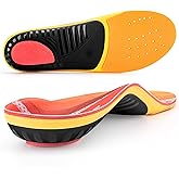 TOPSOLE Plantar Fasciitis Insoles Men Women,Arch Support Inserts,Pain Relief Orthotics for Flat Feet,High Arch,Foot Pain - Work Boot Shoe Insoles for Standing All Day,Comfort,Shock Absorbing