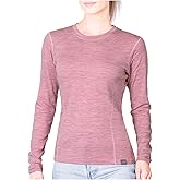 MERIWOOL Womens Base Layer 100% Merino Wool Midweight Long Sleeve Thermal Shirt