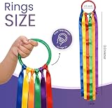 GSi Ribbon Rings for Kids 6-Pack with Storage Bag 32 in Ribbons view 3