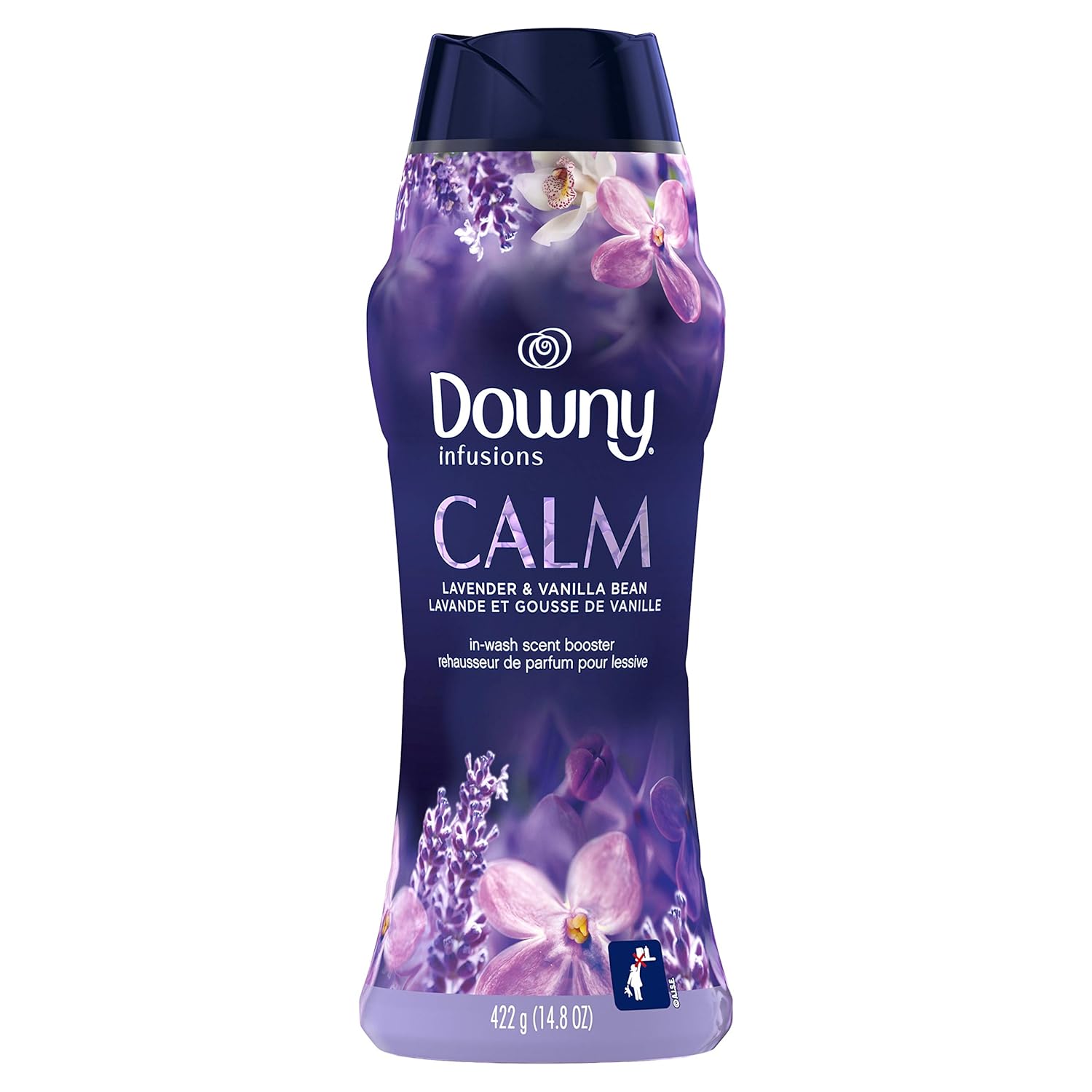 Downy Infusions In-Wash Scent Booster Beads, Calm, Lavender and Vanilla Bean, 14.8 oz: Prime Pantry