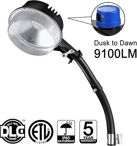 70w Led Barn Lights Ledmo With Monuting Arm 9100lm Dusk To Dawn