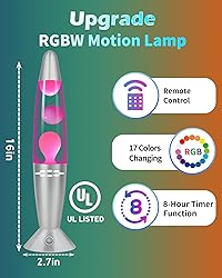17 Colors Changing Liquid Motion Lamp with