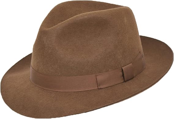 brown trilby hat uk