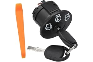Starter Ignition Switch with 2 Keys Compatible with John Deere 1023E 1025R 1026R 2025R 2026R 3025E 3032E 3036E 3038E Replace#