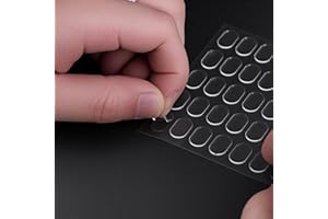 120Pcs Sticky Dots Double Sided Tape for Wall Hanging, Clear Removable Nano Gel Adhesive Tacks for Balloons Posters Photo, No