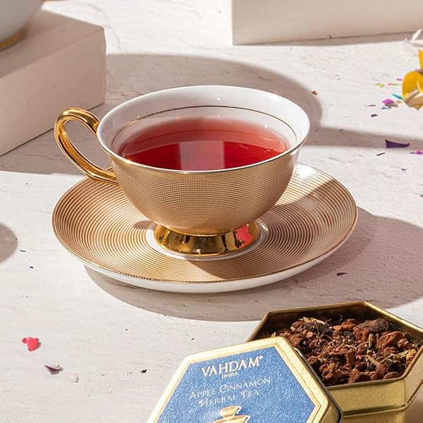 VAHDAM, CONGRATULATIONS ASSORTED TEA GIFT SETS FOR TEA LOVERS (7.05OZ/100+ CUPS) 4 LOOSE LEAF TEA – GREEN TEA, HERBAL TEA | GLUTEN FREE, NON GMO | GIFTS FOR WOMEN, GIFTS FOR MEN, GIFTS FOR HIM/HER
